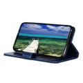 Samsung Galaxy S24 Lommebok-deksel med Magnetisk Lukning - Blå