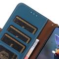 Samsung Galaxy S24 Lommebok-deksel i Lær med RFID - Blå