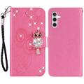 Samsung Galaxy S24+ Uggle Rhinestone Lommebok-deksel