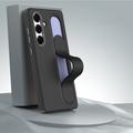 Samsung Galaxy S24+ Smart hybrid-deksel med stående grep - Svart