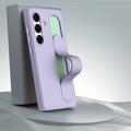 Samsung Galaxy S24+ Smart hybrid-deksel med stående grep - Lilla