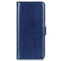 Samsung Galaxy S24+ Lommebok-deksel med Magnetisk Lukning - Blå