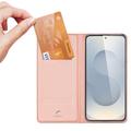 Samsung Galaxy S25 Edge Dux Ducis Skin Pro Flip-deksel - Rosa