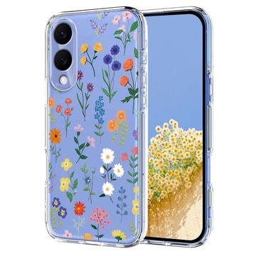 Samsung Galaxy S25 Edge TPU-deksel med blomstermønster - tusenfryd