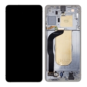 Samsung Galaxy S25 Edge Frontdeksel & LCD-skjerm GH82-37224A - Sølv