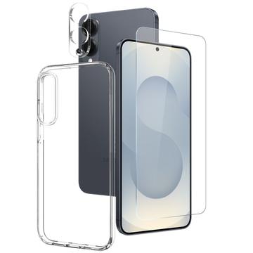 Samsung Galaxy S25 Edge Northjo 3-i-1-beskyttelsessett - gjennomsiktig