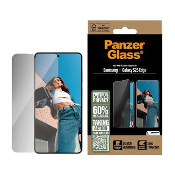 Samsung Galaxy S25 Edge PanzerGlass Ultra-Wide Fit Privacy EasyAligner Beskyttelsesglass