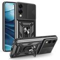 Samsung Galaxy S25 Edge Hybrid-deksel med Roterende Ring med Kameraskjold