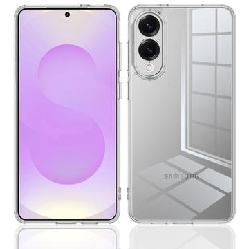 Samsung Galaxy S25 Edge Ripebestandig Hybrid-deksel - Gjennomsiktig