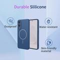 Samsung Galaxy S25 Edge Silikon-deksel - MagSafe-kompatibel - Svart