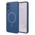 Samsung Galaxy S25 Edge Silikon-deksel - MagSafe-kompatibel - Blå