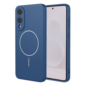 Samsung Galaxy S25 Edge Silikon-deksel - MagSafe-kompatibel - Blå