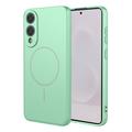 Samsung Galaxy S25 Edge Silikon-deksel - MagSafe-kompatibelt - Matcha grønn