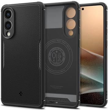 Samsung Galaxy S25 Edge Spigen Core Armor Mag MagSafe TPU-deksel - Svart