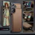 Samsung Galaxy S25 FE Caseme C22-etui RFID-kortlommebok - brun