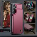 Samsung Galaxy S25 FE Caseme C22 etui RFID-kortlommebok - rød