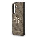Samsung Galaxy S25 FE Guess 4G Big Metal Logo Hybrid-deksel - Brun