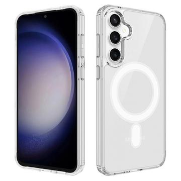 Samsung Galaxy S25 FE Hybrid-deksel - MagSafe-kompatibel - Gjennomsiktig