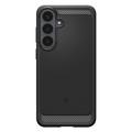 Samsung Galaxy S25 FE/S26 FE Spigen Rugged Armor TPU-deksel - Svart
