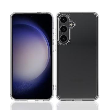 Samsung Galaxy S25 FE Ripebestandig Hybrid-deksel - Gjennomsiktig