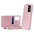 Samsung Galaxy S25 FE Smart Clear View Flip-etui med kortspor