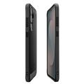 Samsung Galaxy S25 FE Spigen Rugged Armor TPU-deksel - Svart