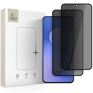 Samsung Galaxy S25 FE Tech-Protect Glass Spy+ Privacy Beskyttelsesglass - 2 stk. - Svart