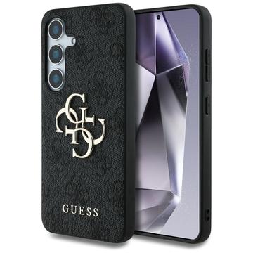 Samsung Galaxy S25 Guess 4G Big Metal Logo Hybrid-deksel - Svart