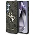 Samsung Galaxy S25 Guess 4G Big Metal Logo Hybrid-deksel - Brun