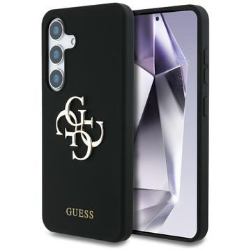 Samsung Galaxy S25 Guess Big 4G Logo Bottom Script Silikon-deksel