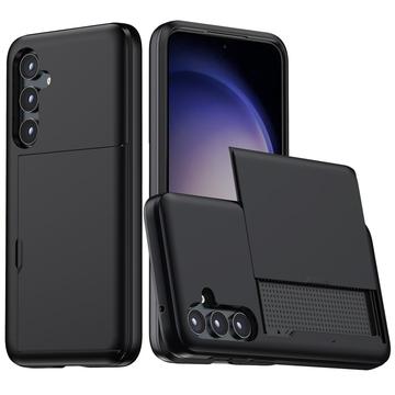 Samsung Galaxy S25 Hybrid-deksel med Skyvekortspor