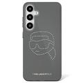 Samsung Galaxy S25 Karl Lagerfeld Rhinestones Karl Head Logo-deksel