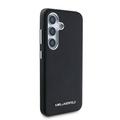 Samsung Galaxy S25 Karl Lagerfeld Saffiano Metal Logo Deksel - Svart