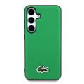 Samsung Galaxy S25 Lacoste Iconic Petit Pique Woven Logo-deksel - MagSafe-kompatibel