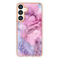 Samsung Galaxy S25 Marble Pattern Electroplated IMD TPU-deksel