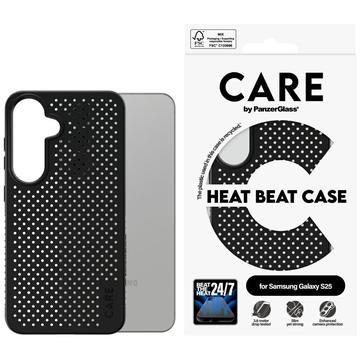 Samsung Galaxy S25 PanzerGlass Care Heat Beat-deksel - Svart