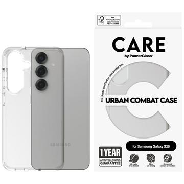 Samsung Galaxy S25 PanzerGlass Care Urban Combat-deksel - Gjennomsiktig
