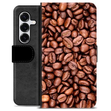 Samsung Galaxy S25+ Premium Lommebok-deksel - Kaffebønner
