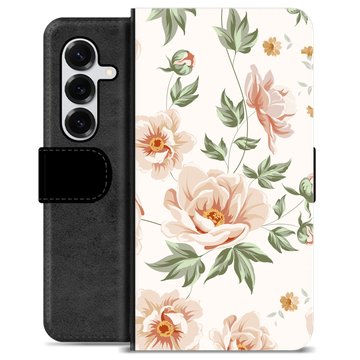Samsung Galaxy S25+ Premium Lommebok-deksel - Floral