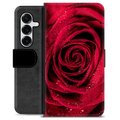 Samsung Galaxy S25+ Premium Lommebok-deksel - Rose