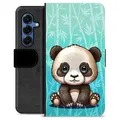 Samsung Galaxy S25 Premium Lommebok-deksel - Panda