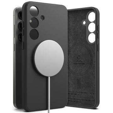 Samsung Galaxy S25 Ringke Liquid Silicone MagSafe Deksel - Svart