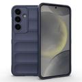 Samsung Galaxy S25 Rugged TPU-deksel - Mørkeblå