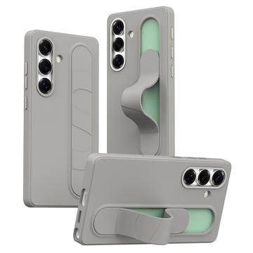 Samsung Galaxy S25/S24 Smart hybrid-deksel med stående grep - titangrå