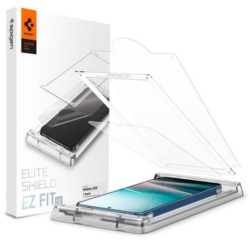 Samsung Galaxy S25 Spigen Elite Shield EZ Fit skjermbeskytter - klar