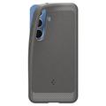 Samsung Galaxy S25 Spigen Rugged Armor Mag TPU-deksel - Grå