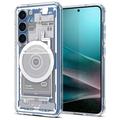 Samsung Galaxy S25 Spigen Ultra Hybrid Mag Deksel - Hvit / Zero One