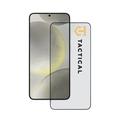 Samsung Galaxy S25/S24 Tactical Glass Shield 5D Beskyttelsesglass - svart kant