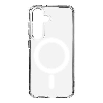 Samsung Galaxy S25 Tactical MagForce Hybrid-deksel - Gjennomsiktig