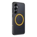 Samsung Galaxy S25 Tactical MagForce Hyperstealth 2.0 MagSafe-deksel - svart / gul